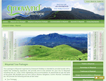 Tablet Screenshot of holidaysinwayanad.com